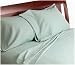 Wamsutta 100% Cotton Luxury Flannel California King Sheet Set with Bonus Standard Pillowcase Pair, Celadon