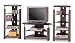Silver and Black Entertainment Center