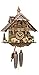 Engstler Cuckoo Clock Black Forest house with moving wood chopper