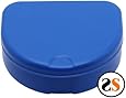 Dental Retainer Denture Mouthguard Case -Blue