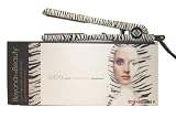 Beyond the Beauty Zebra 1.25" Ceramic Ionic 450F Flat Iron / Hair Straightener Dual Voltage 110v- 240v + Flat Iron Holder