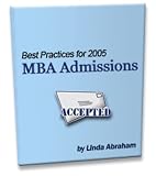cover of Best Practices for 2005 MBA Admissions