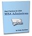 Books : Best Practices for 2005 MBA Admissions
