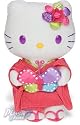Sanrio - Hello Kitty in Japanese Kimono with Butterfly Plush Soft Toy, 17cm