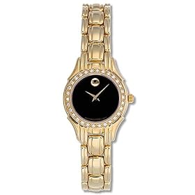 Movado Women's Collection 14K Solid Gold Diamond Watch #690903