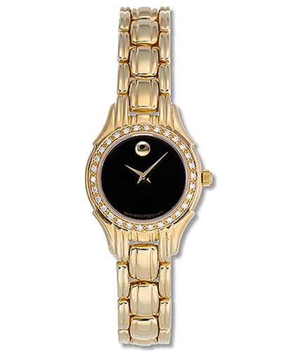 Movado Women's Collection 14K Solid Gold Diamond Watch #690903