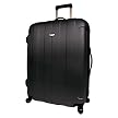 Traveler's Choice Rome Hard-Sided Lightweight Carry-On Luggage - Black (24")