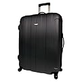 Traveler's Choice Rome Hard-Sided Lightweight Carry-On Luggage - Black (24")