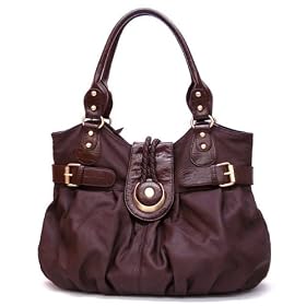Eye Of The Storm' Tote / Handbag - Dark Brown/Tan Available Free Shipping