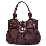 Eye Of The Storm' Tote / Handbag - Dark Brown/Tan Available