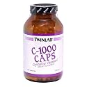TwinLab C-1000 Caps, 1000 mg, 250 Capsules (Pack of 2)