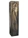 Art Nouveau Geometric Rose and Lady Vase, Bronze Powder...