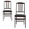 Mahogany Finish Folding Chair- 2-Pk