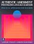 Authentic Assessment for English Language Learners: Practical Approaches for Teachers