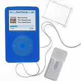 GEAR4  JumpSuit Plus Video 60 - Silicon Case with Screen Protector, Lanyard + Belt Clip - Blue