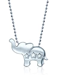Alex Woo "Little Activist" Elephant Pendant Necklace