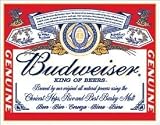 TIN SIGN Budweiser - Label