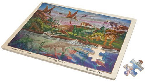 Dazzling Dino Funky Foil Wooden Puzzle 41699JN1W8L Dazzling Dino Funky Foil Wooden Puzzle