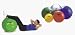 Health & Personal Care : 65 cm / 26" Thera-Band Exercise Ball