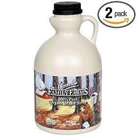 Coombs Family Farms 100% Pure Organic Maple Syrup Grade B, 32 Ounce Jug (Pack of 2)