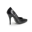 Womens Classic Pump Shoe 5 Inch Sexy High Heels Black Sequins