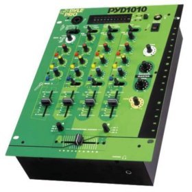 Pyle-Pro PYD1010 - 10'' Three Channel DJ Trick Mixer.