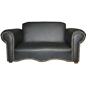 Kids' Traditional Sofa - Black by Fantasy Furniture