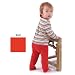 Bamboo Baby Pants Tee by DreamSacks (6-12 months, Red)