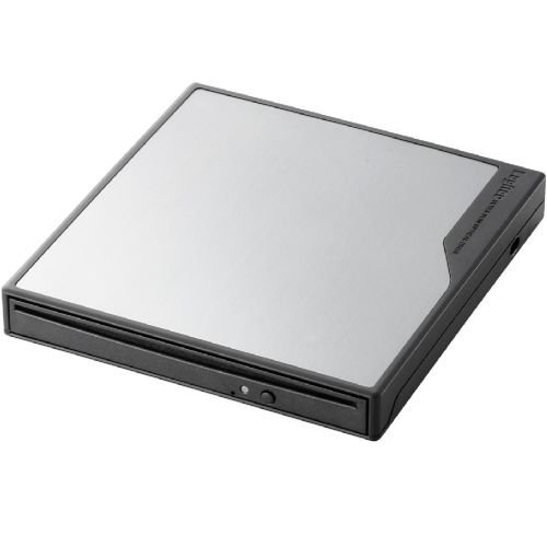Logitec USBバスパワー対応ポータブルDVDスーパーマルチ スロットタイプ スタンド付きシルバー LDR-PME8U2SV