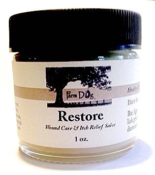 Dog Wound Care & Itch Relief Salve - Restore Hot Spot Treatment - 1oz Jar