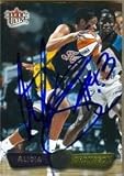 Alicia Thompson autographed Basketball Card (Indiana Fever)