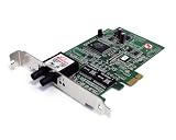 StarTech.com PEX1000MMST 1000 Mbps Gigabit Ethernet Multi Mode ST Fiber PCI Express Card - 550m