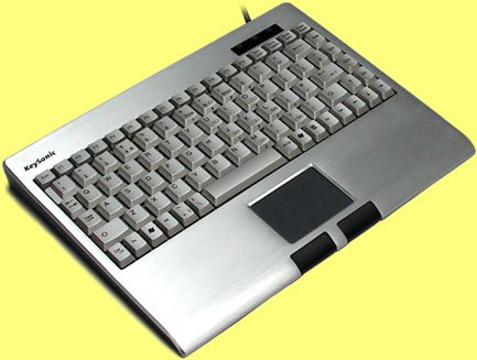 Mini aluminium keyboard, with built in Touchpad