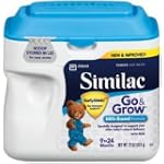 Similac Go & Grow Milk Based Powder, 22-Ounce Tubs (Pack of 6) $119.87