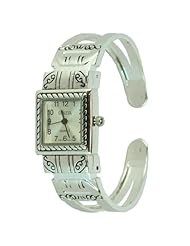 Silver Impressions Cuff Watch