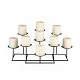 9-Candle Metal Candelabra
