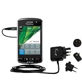 International Wall / AC Charger for the Blackberry Storm - Gomadic Brand w/ TipExchange Technology