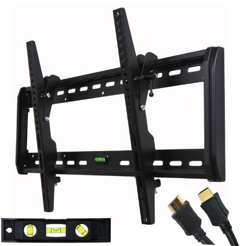 VideoSecu Low Profile Tilt TV Wall Mount Bracket for LG 50PT350 55LK520 55LV3700 55LV4400 55LV5500 55LW5300 55LW5600 55LW6500 1080p LED LCD TV MF607B M74