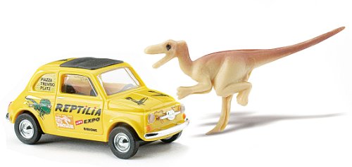 Busch 48707 - Fiat 500 Reptilia mit Dinosaurier Preisvergleich