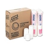 Dome Drink-Thru Lids, Fits 10, 12 & 16 oz. Paper Hot Cups, White, 50/Pack