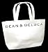 [ディーン＆デルーカ] DEAN＆DELUCA ペーパーストロー トートバッグ ホワイト L [並行輸入品]
