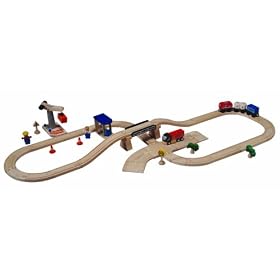 PlanToys Road and Rail Play Set - Transportation by Plan Toys