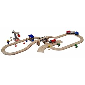 PlanToys Road and Rail Play Set - Transportation by Plan Toys