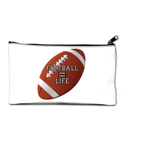 Artsmith, Inc. Clutch Bag Purse (2-Sided) Football Equals Life