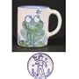 Mug Small 6 Oz, Skier Legs Apart Pattern
