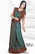 Bhanupriya Georgette Indian Sari saree with Embroidery