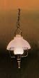Americana Miniature Hanging Lamp in White and Copper