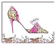 Head Over Heels Sticky Notes Gold Foil and Gems Purse Pad with Pen