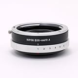 KIPON製キャノンEFマウントレンズ-マイクロフォーサーズマウントアダプター.絞り操作対応可能. EOS-m4/3A