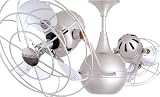 Matthews Fans VB-BN-MTL 42 Vent Bettina Double Indoor Brushed Nickel Ceiling Fan w/ Metal Blades
